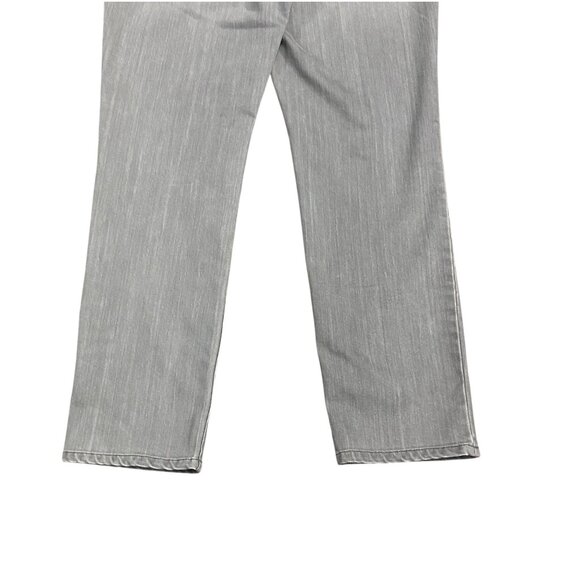 Vtg Chicos Platinum 2 Jeans Gray Straight Leg High Rise Minimalist Normcore L - Picture 6 of 12